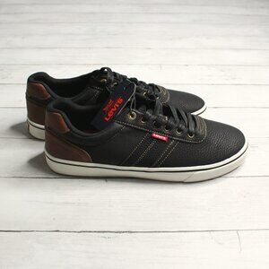 Levi's Men's Sneakers Size 9.5 Black Brown Casual Shoes